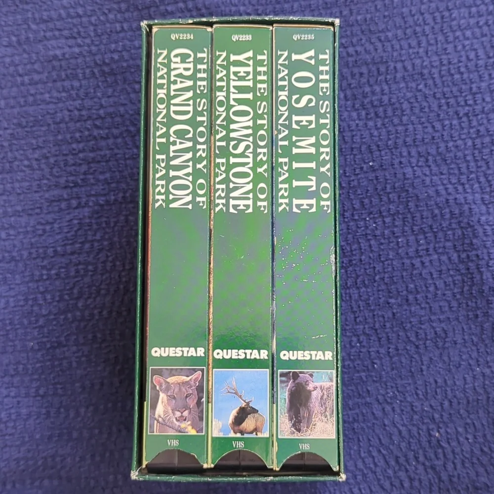 America's Great National Parks 3 VHS Collection Set